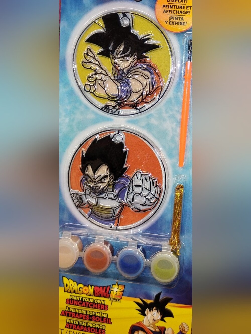 Kids' Dragon Ball Z Vegeta Party Medallion Craft Kit - Orange